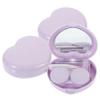 EXAOMBLE 3 Sets Travel Contact Lens Case with Mirror Portable Lens Storage Box Lightweight Pp Material Suitable for Outdoor Use and Can Be Put in Suitcase view 1
