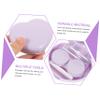 EXAOMBLE 3 Sets Travel Contact Lens Case with Mirror Portable Lens Storage Box Lightweight Pp Material Suitable for Outdoor Use and Can Be Put in Suitcase view 3