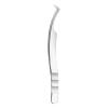 Eyelash Tweezers, Curved Lash Tool, 4.96x0.39in High Precision Stainless Steel, Makeup Grafting Aid, Lightweight Design for Women, Salon, Travel, Daily Grooming, Date Prep view 1