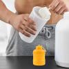 Gnrique Powder Container, Storage Bottle Shaker, Insulated Canister Leak Proof, Workout Camping Bottle, 4.33 x 2.76 inches Portable Box with Carabiner for Bodybuilding Kitchen Outdoor Use view 3