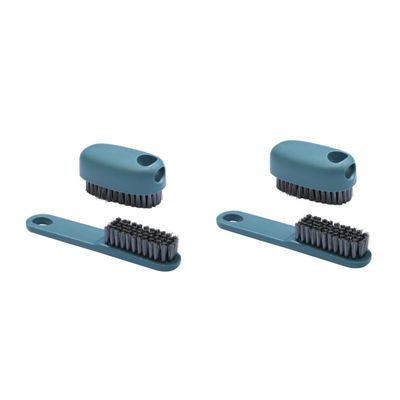 WRITWAA 2 Sets Scrubbing Clean Brush for Shoes Clothes Laundry Household Multi-function Shoes Brush for Floor Carpet Cleaning