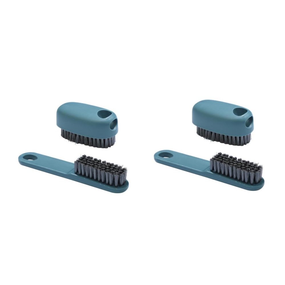WRITWAA 2 Sets Scrubbing Clean Brush for Shoes Clothes Laundry Household Multi-function Shoes Brush for Floor Carpet Cleaning