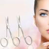 Portable Stainless Steel Small Tools Eyebrow Nose Hair Scissors Cut Manicure for Facial Trimming Tweezer view 2