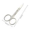 Portable Stainless Steel Small Tools Eyebrow Nose Hair Scissors Cut Manicure for Facial Trimming Tweezer view 3