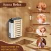 3kw/3.6kw Electric Sauna Heater - Timer: 0-180 Min, Electric Wet Dry Sauna Heater, Sauna Stove Heater, for Home Hotel Sauna Room Spa Shower Bath,3.6KW-Incontrol view 4