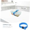 Mobestech 4pcs High Elasticity Bento Box Fixing Straps Lunch Box Strap for Carrying for Boys and Girls view 4