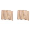 Wzxksoac 400 Pcs Craft Sticks Ice Cream Sticks Wooden Sticks 114MM Length Treat Sticks Ice Sticks view 1
