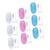OATIPHO Infant Finger Toothbrush Set Soft 9pcs Silicone Reusable with Storage Boxes Oral Cleaning Brush Teeth and Oral Care for Babies and Young Children for Teething and Everyday Use view 1
