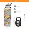 EtherSpher Colorful Cartoon Rich Designed clear plastic sports water bottle for journal portable diary Travel Home Office view 3