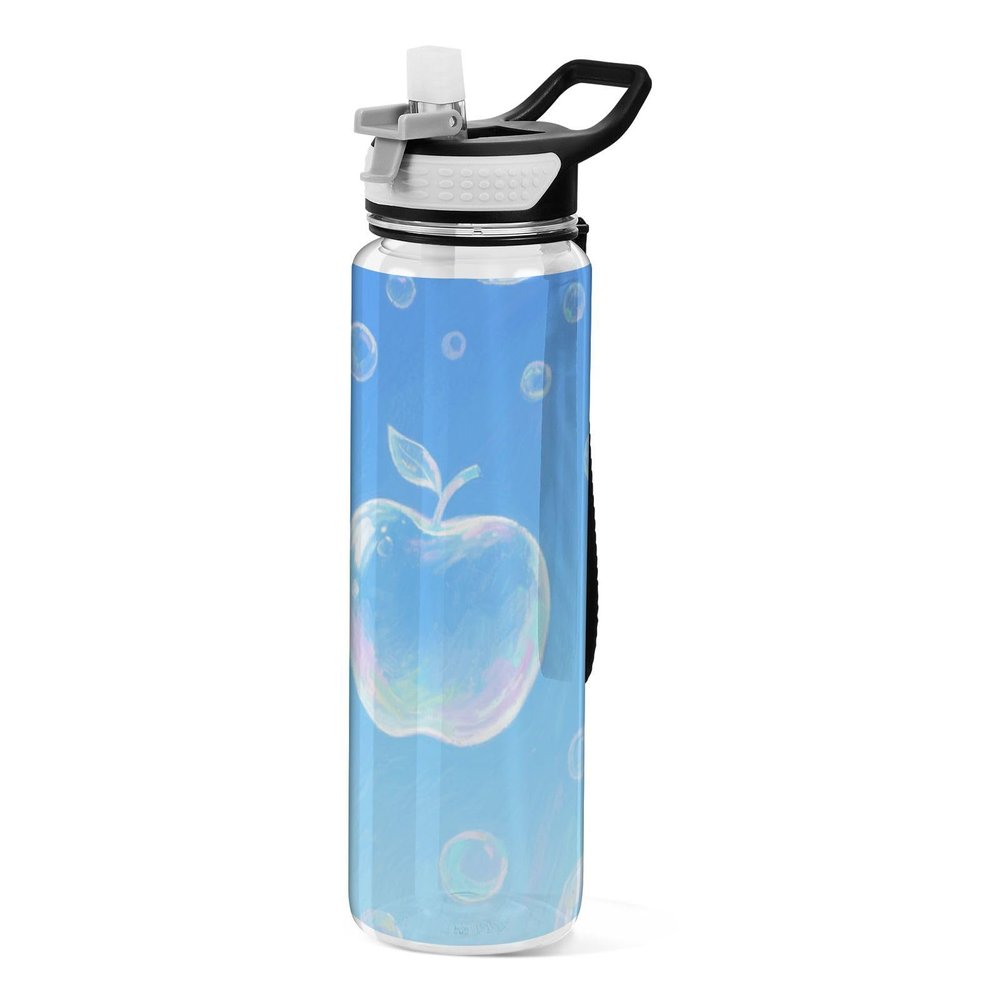 EtherSpher Blue fruit Bubble Designed clear sports water bottle for travelling Unique design decor travelling Travel Home Office