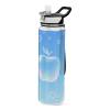 EtherSpher Blue fruit Bubble Designed clear sports water bottle for travelling Unique design decor travelling Travel Home Office view 1