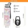 EtherSpher flower Peach Summer Boho Designed plastic sports water bottle for college portable journal Travel Home Office view 3