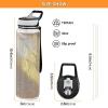 EtherSpher Gold Irregularity Designed sports plastic water bottle For yoga Unique design decor journal Officravel Home view 3
