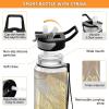 EtherSpher Gold Irregularity Designed sports plastic water bottle For yoga Unique design decor journal Officravel Home view 4