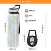 EtherSpher Yellow and Blue Butterfly Bow Designed clear sports bottle for diary Unique design decor Sports Travel Home Office view 3