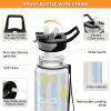 EtherSpher Yellow and Blue Butterfly Bow Designed clear sports bottle for diary Unique design decor Sports Travel Home Office view 4