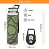 EtherSpher Abstract Art Tree Branch Green Designed clear sports bottles with straw bulk for college portable diary Travel Home Office view 3