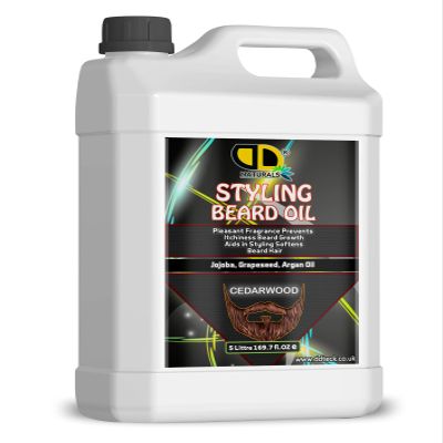 Styling Beard Oil with Cedarwood, Jojoba & Grapeseed For Reduces Itchiness & Soothes Skin, Moisturizes and Hydrates the Skin, Softens and Conditions the Beard (5 Litter)