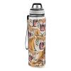 EtherSpher Colorful Cartoon Animal Tigers Designed clear plastic sports water bottle for diary portablravelling Home Office Patio view 2