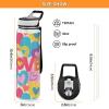 EtherSpher Colorful Cartoon Heart Love Designed plastic sports bottles baseball for diary portable journal Travel Home Office view 3