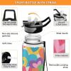 EtherSpher Colorful Cartoon Heart Love Designed plastic sports bottles baseball for diary portable journal Travel Home Office view 4