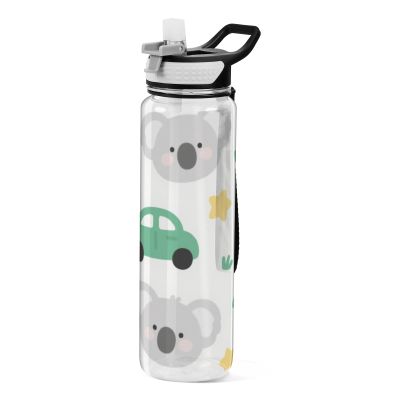 EtherSpher Cute Cartoon Grey Koala Designed water bottle sports for diary Unique design decor Sports Home Office Patio