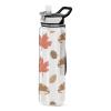 EtherSpher Cute Cartoon Brown Mushrooms Designed sports plastic water bottle for working portablravelling Travel Home Office view 1