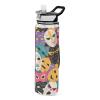 EtherSpher Colorful Cartoon Cute Masks Designed water bottle sports for college portablravelling Travel Home Office view 1