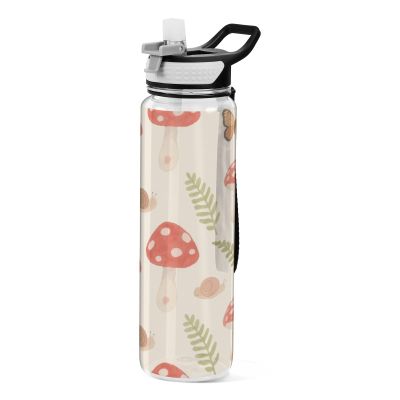 EtherSpher Lovely Red Mushroom Designed water bottle sports for college portable Sports Home Office Patio