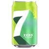 7 ZERO SUGAR Lemon and Lime Flavoured Fizzy Soft Drink with Sweetners Carbonated Soda Free From Artificial Colours 330ml Cans Low in Calories and No Caffeine Recyclable (Pack of 48) view 2