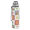 EtherSpher Merry Christmas Tree Gingerbread Designed clear plastic sports water bottle for working Unique design decor working Travel Home Office view 2