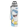 EtherSpher Cute Cartoon Blue Shark Designed plastic sports water bottle for diary portable journal Travel Home Office view 2
