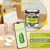 VZZNN 12 Pack Positive Pickle Cards Jar with NFC Bracelet - Bulk Emotional Support Gift Set,60 Affirmation Cards in Jar for Women Teens Friends Coworkers,Uplifting Inspirational Gifts Box view 2