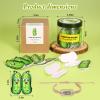 VZZNN 12 Pack Positive Pickle Cards Jar with NFC Bracelet - Bulk Emotional Support Gift Set,60 Affirmation Cards in Jar for Women Teens Friends Coworkers,Uplifting Inspirational Gifts Box view 3