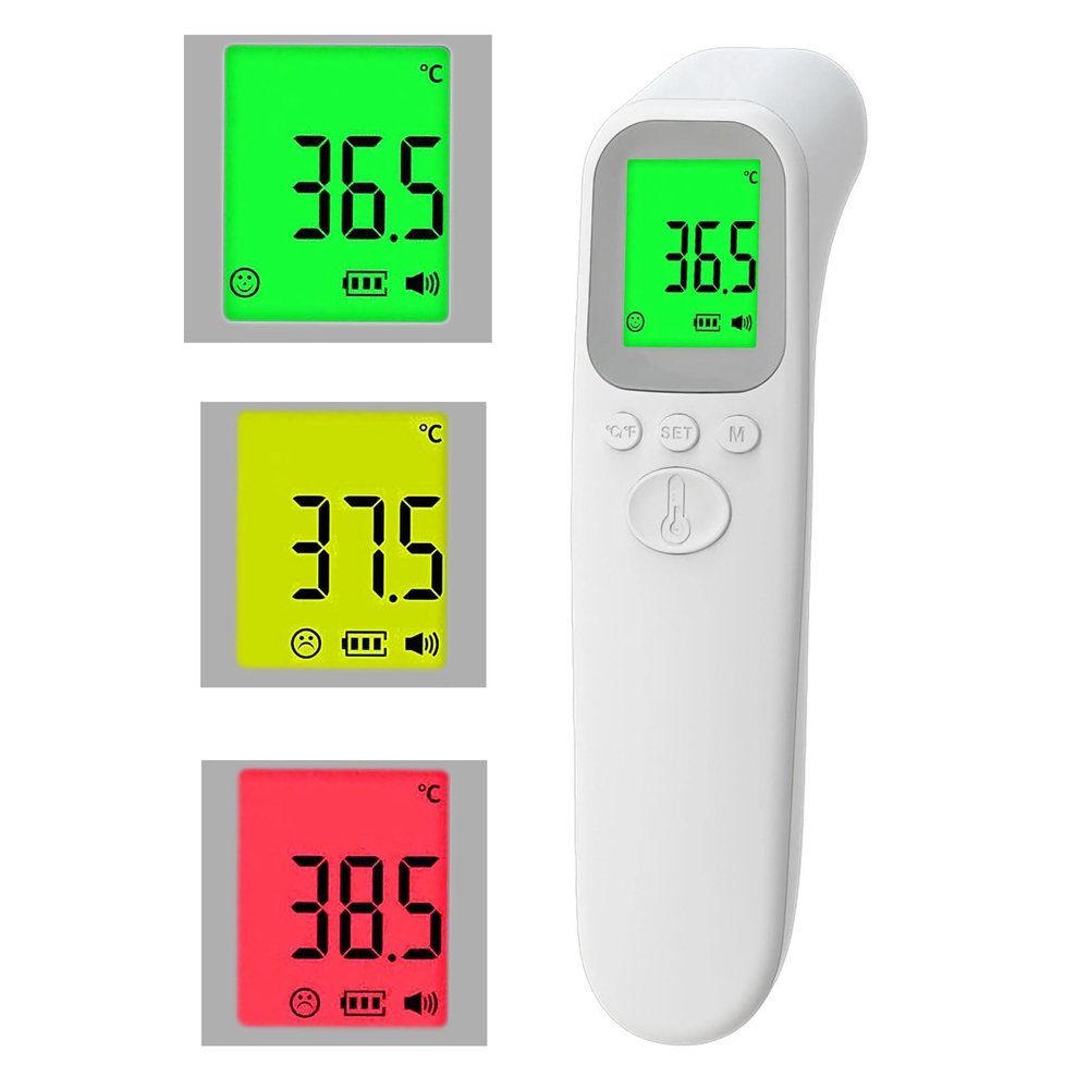 Thermometer for Adults Kids,No-Touch Baby Thermometer,Memory Recall,Accurate Reading with LCD Display for Family Healthcare Temperature Measurement