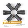 10Pcs Rubber Tips for Trekking Poles Skid Crutch Foot Covers for Hiking Climbing and Camping Accessories Durable Lightweight Shockproof Protection view 2