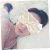 SHERCHPRY Silk Sleep Eye Mask Cute Creative Sleeping Mask for Travel Household Use for Sleeping view 2