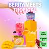 waterdrop Fruit Fusion Hydration Tablets Duo Pack - 48 Sugar Free Water Flavouring Cubes, 2 Flavours: Paradise & Wildberry Fusion, with Vitamin C & B, Low Calorie & Vegan Drink Mix view 2