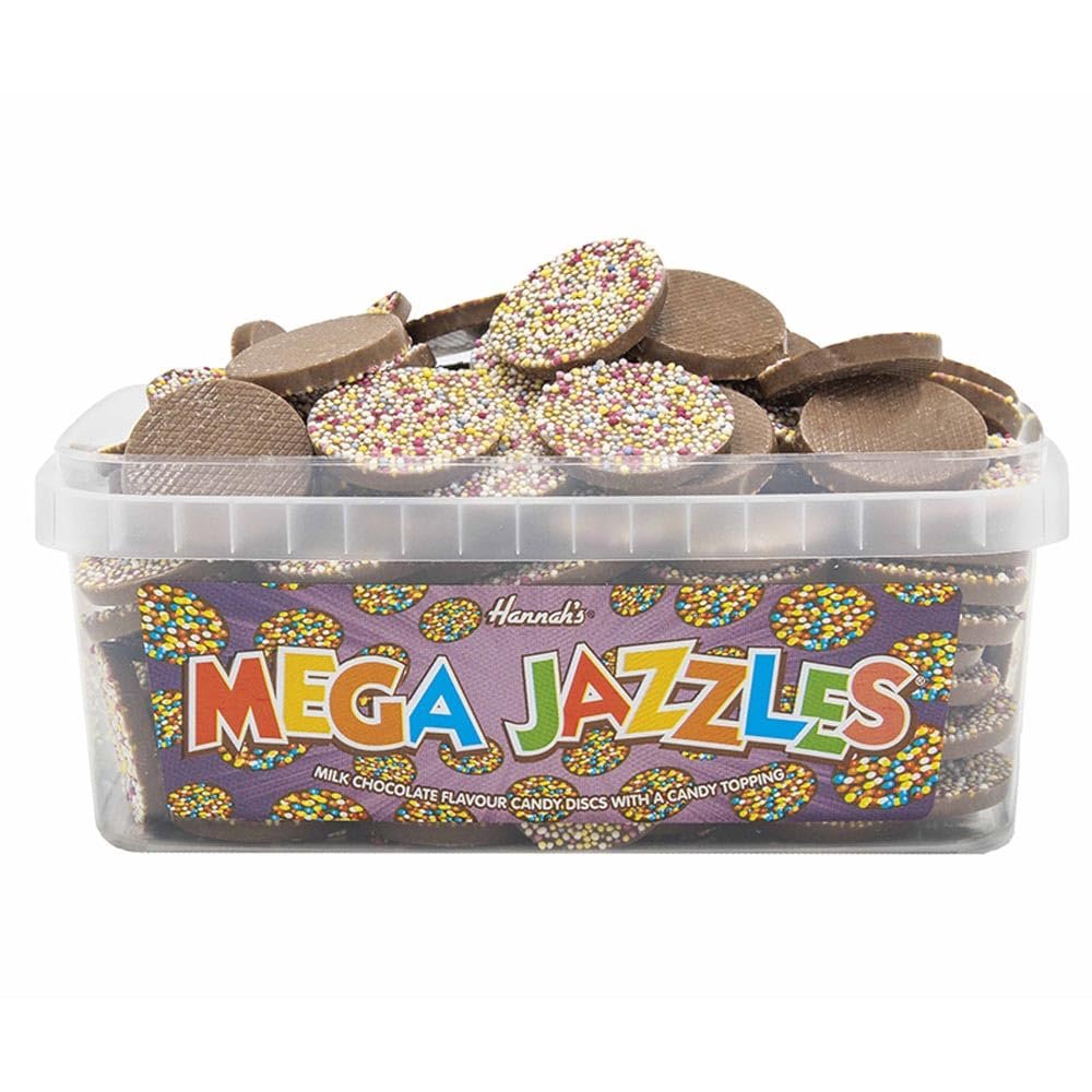 Hannah's Milk Chocolate Flavour Mega Jazzles Chocolate - 600g Share Tub