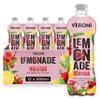 Veroni Hibiscus Lemonade with Green Tea and Mint, 12 x 555ml Bottles Light, Floral & Cooling Beverage view 1