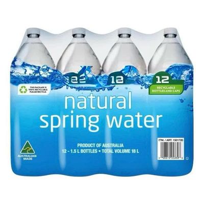 Natural Spring Mineral Still Water 1.5l (Pack of 12)