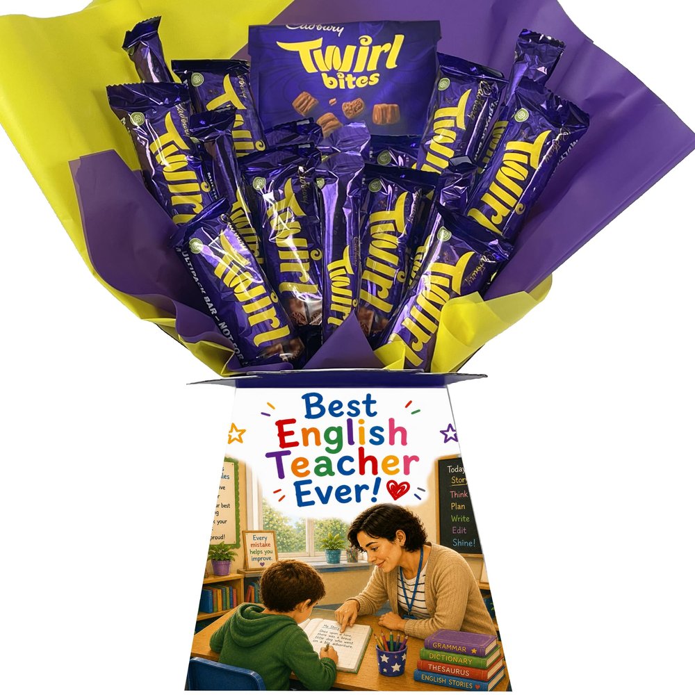 Teacher chocolate bouquet hamper gift box (Compatible with TWIRL)