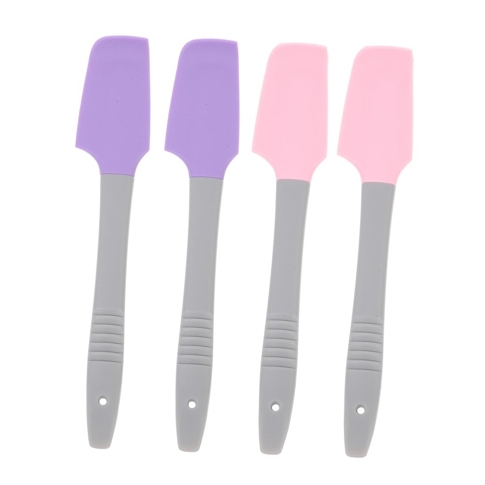 Beaupretty 4pcs Silicone Wax Spatulas Kit with Ergonomic Design and Safe to Use Pp Material, Multi-function Wax Scrapping Tool for Home Hand and Foot Care