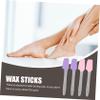 Beaupretty 4pcs Silicone Wax Spatulas Kit with Ergonomic Design and Safe to Use Pp Material, Multi-function Wax Scrapping Tool for Home Hand and Foot Care view 4