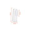 FRCOLOR 2pcs Soft Toothbrush for Boys and Girls Finger Toothbrush Oral Massager Teething Brush for Months Boy Girl view 2