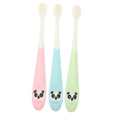 PACKOVE 3pcs Boys and Girls Travel Toothbrush Boy Manual Soft Bristle Household Toothbrush for Daily Use and Travel Random Color