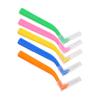 DEARMAMY 5pcs Shaped Interdental Brush Pack Soft Bristles Tooth Brush Picks Angled Interdental Toothpick Oral Care Travel Friendly