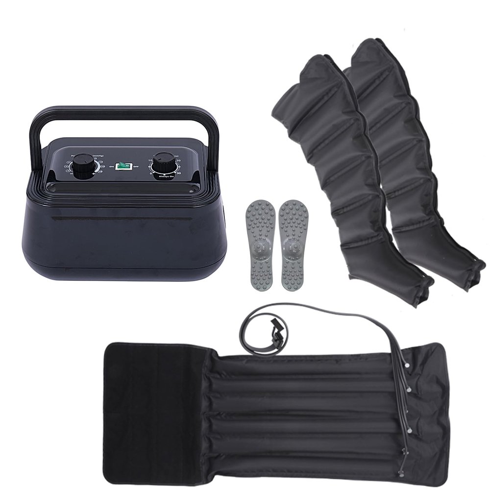 6 Cavity Air Compression Recovery System | Electric Leg Massager, Compression Boots | Recovery Boots, Lymphatic Drainage Massager Legs, Promote Blood Circulation