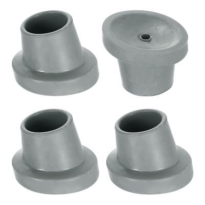 sourcing map 4Pcs Replacement Feet for Shower Chair Bath Seat, 1-1/8" ID Heavy Duty Non Slip Slope Rubber Suction Cup Feet, Chair Leg Caps for Shower Stools and Transfer Bench, Gray