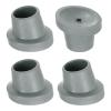 sourcing map 4Pcs Replacement Feet for Shower Chair Bath Seat, 1-1/8" ID Heavy Duty Non Slip Slope Rubber Suction Cup Feet, Chair Leg Caps for Shower Stools and Transfer Bench, Gray view 1